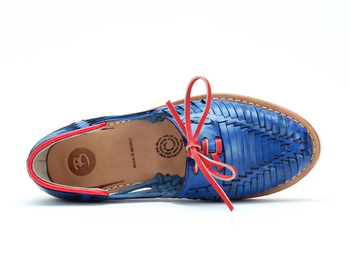 BOTTOMLESS HUARACHES ROYAL BLUE & RED